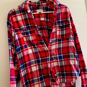 Womens plaid button up